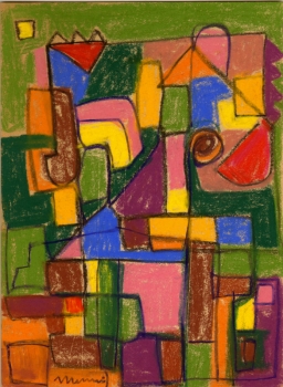 Hennig, Albert. Abstrakte Komposition. (1990-1998)  (01306)