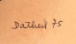 Preview: Datheil, Zdenka. Abstrakte Komposition. 1975 (Art Nr. 1955)