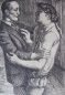 Preview: Dressler, August Wilhelm. Radierung. Liebespaar. 1928. Signiert (Art Nr.2157)