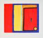Preview: Reggiani, Serge - Farbkomposition in Rot und  Geld und Blau, 2004 (ID 40)