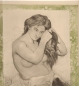 Preview: Maurin, Charles. Femme nue se coiffant. 1891. (00134)
