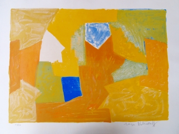 Poliakoff, Serge. Composition jaune, orange et verte. (00169)