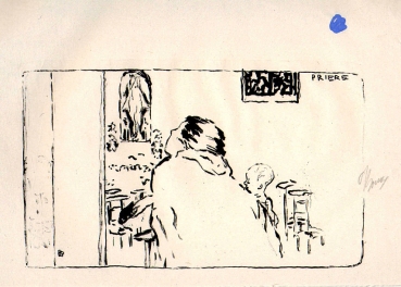 Bonnard, Pierre. Prière. Petites Scènes Familières. (00203)