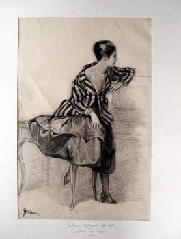 Drian, Etienne. Modezeichnung No.08 (00354)