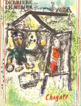 Chagall, Marc. Der Maler vor dem Dorf. (00476)