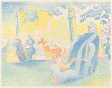 Cross, Henri Edmond. Auf der Champs Elysées. (00050)