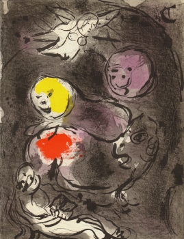 Chagall, Marc. Prophet Daniel mit dem Löwen. (00540)