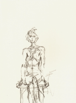 Giacometti, Alberto. Sitzender Akt. (00564)