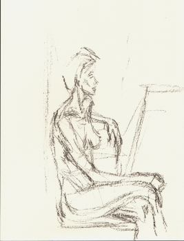 Giacometti, Alberto. Aktstudie. (00569)