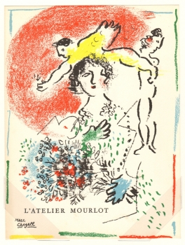 Chagall, Marc. Titelblatt „L`atelier Mourlot“. (00615)