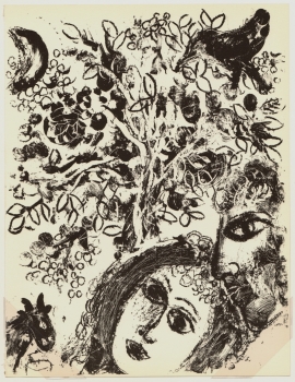 Chagall, Marc. Pärchen vor dem Baume. (00630)
