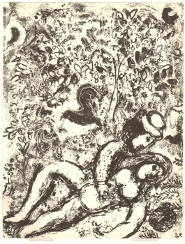 Chagall, Marc. Pärchen am Baum. (00634)