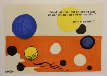 Calder, Alexander. Mankind... (JFK Zitat). (00678)