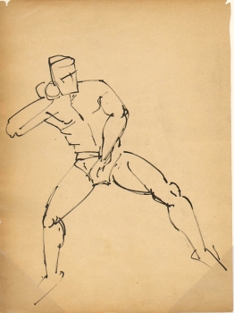 Weninger, Ludwig. Kugelstoßer. (00717)