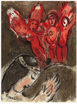 Chagall, Marc. Sara et les anges. (00743)