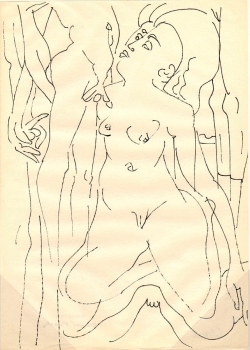 Frank, Edvard. Erotische Szene. (00755)