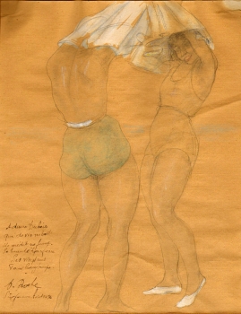 Roche, Odilon. Zwei Badende bei Six Fours. (00791)