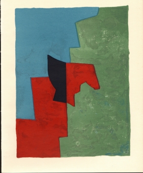 Poliakoff, Serge. Komposition in Rot, Grün und Blau. (00832)