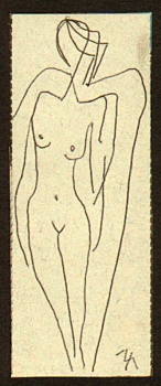 Maatsch, Thilo. Stehender Akt. (00958)