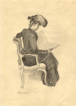 Guillemain. Lesende Dame. (01032)