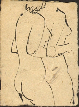 Otto, Lothar. Aktskizze. (01039)