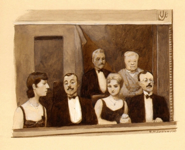 Kirchner, Eugen. In der Theaterloge. (01108)