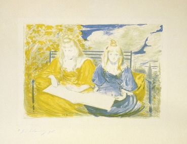 Blanche, Jacques-Emile. Madeleine et Yvonne Lemoine. (01143)