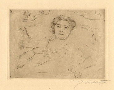Corinth, Lovis. Im Bett. (01274)