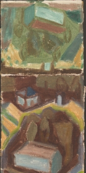 Pacanowska, Félicia. Zwei Landschaften. (01360)