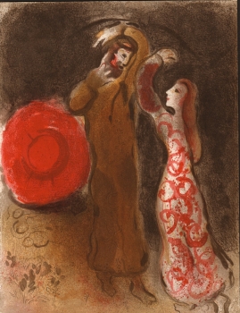 Chagall, Marc. Ruths Treffen mit Boas. (01362)