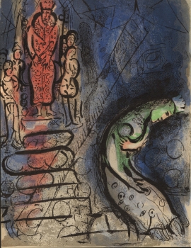 Chagall, Marc. Ahasver vertreibt Vasthi. (01369)