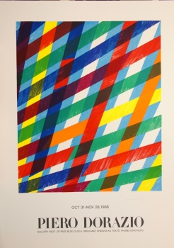 Piero Dorazio. Ausstellungsplakat / Tokyo. (01561)
