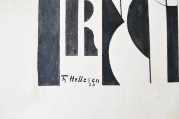 Thorvald, Hellesen - Abstrakte Komposition, 1920 (ID 132)
