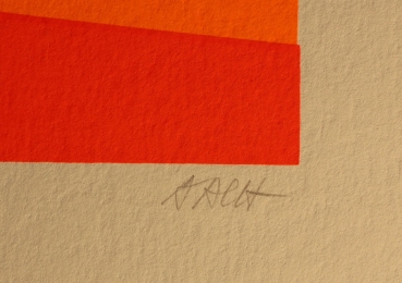 Aach, Herb. Lithografie "Split Infinity #8POS". (Art Nr. 2115)
