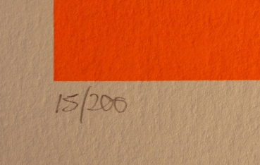 Aach, Herb. Lithografie "Split Infinity #8POS". (Art Nr. 2115)
