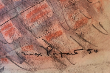 Papart, Max. Figürliche Darstellung auf Papier. Signiert. 1954 (Art. Nr. 1850)