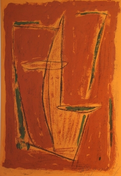 Casamada, Albert Rafols - Lithografie auf Karton (Art Nr. 1887)