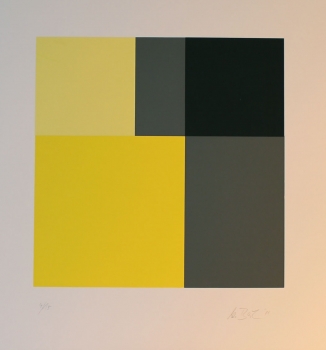 Beil, Marietta (1927-1989). Geometrische Komposition. Siebdruck. 1987 (Art Nr. 1934)