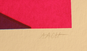 Aach, Herb. Lithografie "Split Infinity #B2S". (Art Nr. 2114)