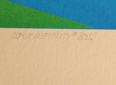 Aach, Herb. Lithografie "Split Infinity #B2S". (Art Nr. 2114)