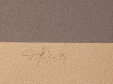 Geiler, Friedrich. Lithografie auf Papier. Signiert (Art Nr. 2131)