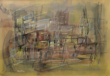 Francis, Bott. Gouache auf Papier. (Art Nr.2162)