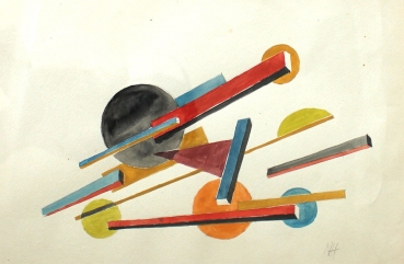 École russe (XXe siècle). Composition constructiviste. (Art Nr. 2168)