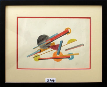 École russe (XXe siècle). Composition constructiviste. (Art Nr. 2168)