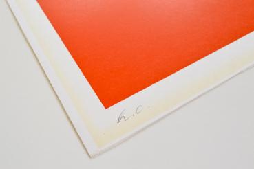 Richard Paul Lohse - Durchdringung von vier  verschränkten Farbgruppen, 1970 (ID 23)