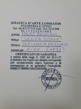 Reggiani, Mauro. Ohne Titel. Art. Nr. 2489