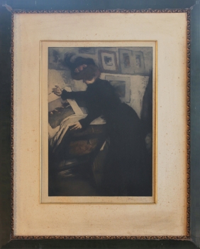 Robbe, Manuel. In der Galerie. (00069)