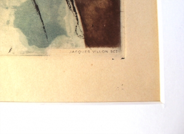 Villon, Jacques. L'Italienne d'apres Modigliani.  (00800)