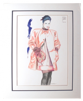 Bauer, Carl Heinz. Modezeichnung Ricci (000732)