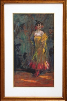 Fortuney, Louis. Flamenco-Tänzerin. (00007)